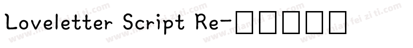 Loveletter Script Re字体转换